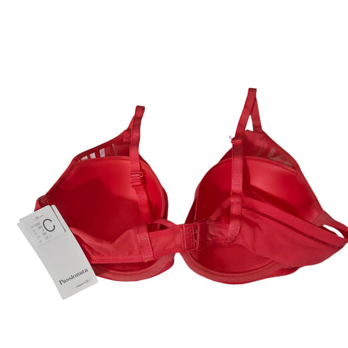 Passionata by Chantelle Graphic Mesh Convertible Deep Plunge Underwire Bra 38C